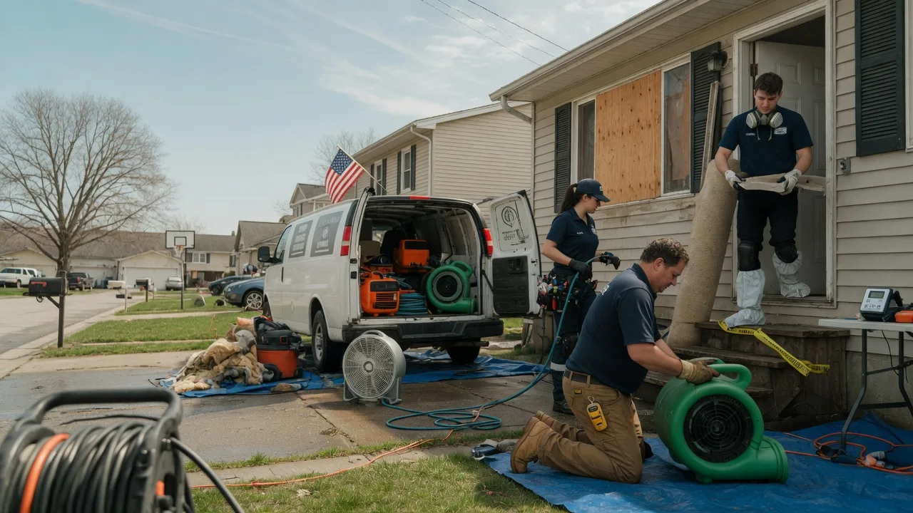 Water Damage Restoration in Central, LA near me